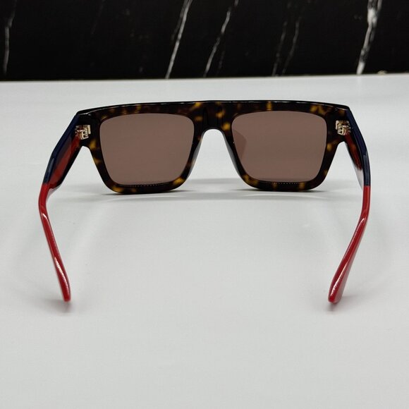 NEW GUCCI GG1868S 002 HAVANA BLUE RED UNISEX SUNGLASSES GUCCI main image 8